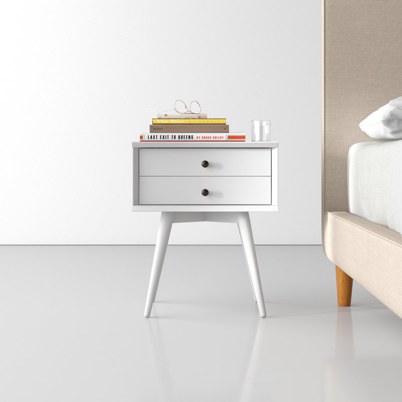 AllModern Grady Solid Wood Nightstand & Reviews Wayfair